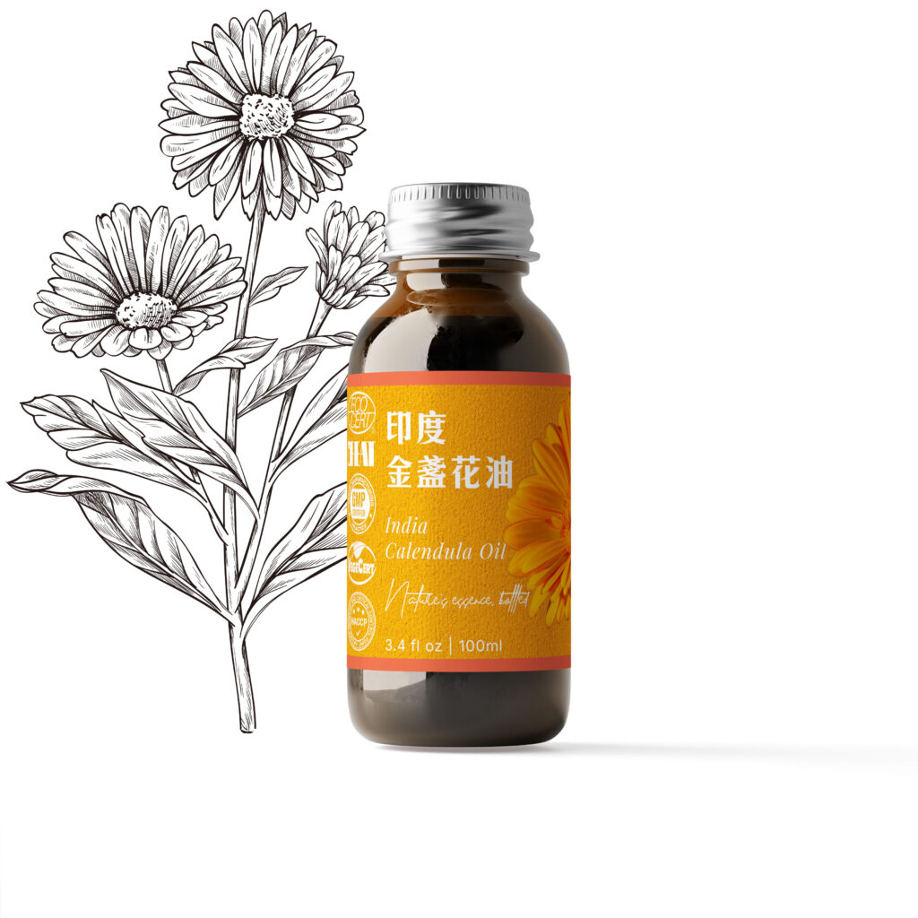 金盞花浸泡油(印度)- 100ml <br>有機向日葵籽油