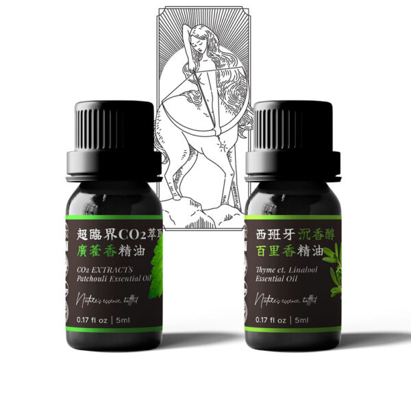 【射手座】讓理想真正落地｜廣藿香 × 沉香醇百里香精油組