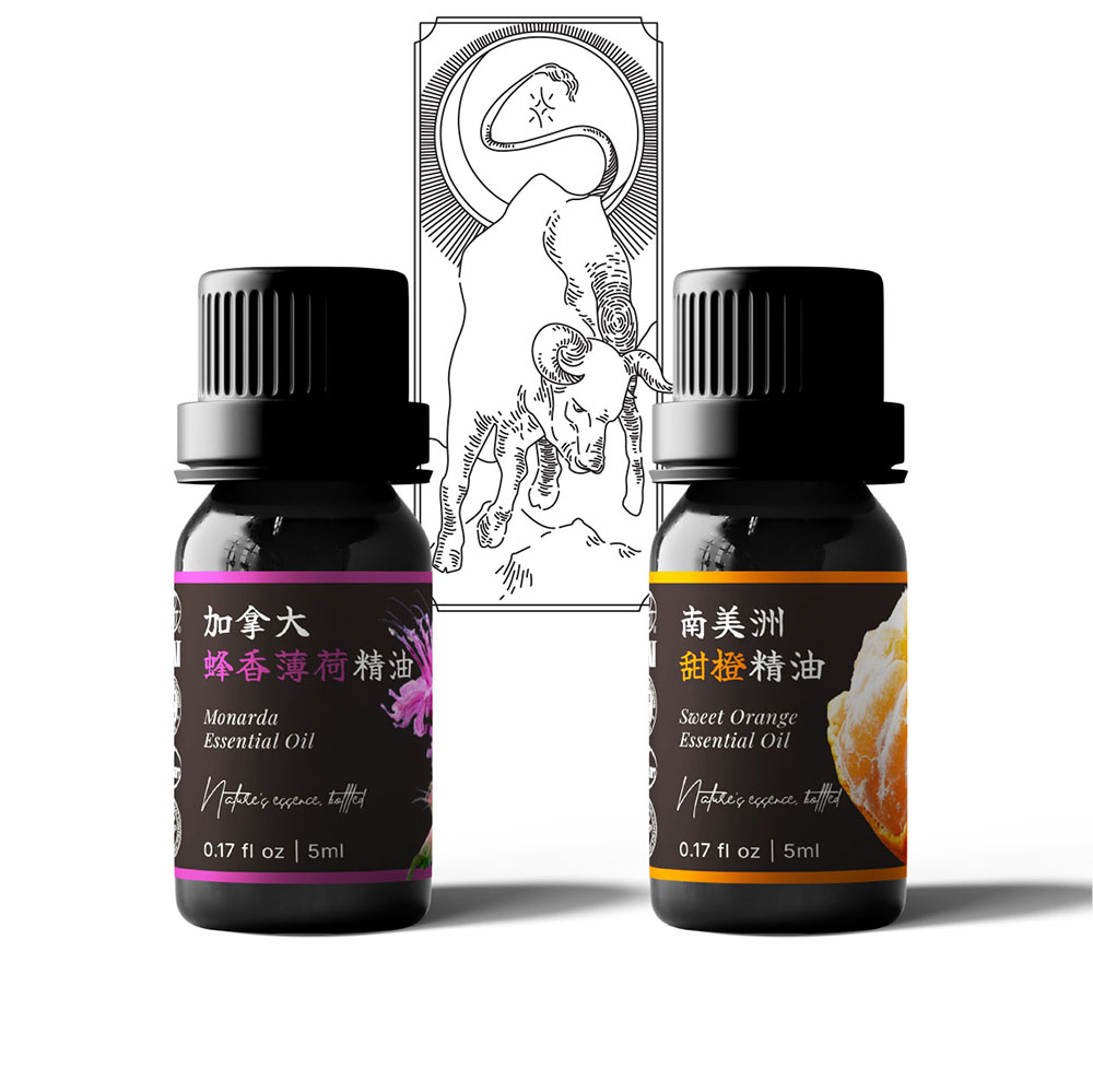 【金牛座】打開情緒流動|蜂香薄荷 × 甜橙精油組