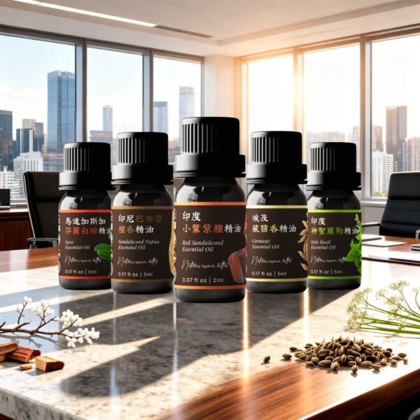 ① 提神專注系｜企業家典藏組 Ⓓ <br>小葉紫檀 x 巴布亞檀香 x 神聖羅勒 x 莎羅白樟 x 藏茴香精油組