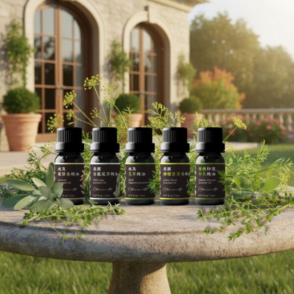 ⑦ 能量淨化系｜草本清理組 Ⓒ <br>白鼠尾草 x 艾草 x 印蒿 x 藏茴香 x 檸檬百里香 精油組