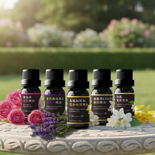 ③ 情緒花香系｜女王花園組 Ⓑ <br>完全依蘭 x 高地真正薰衣草 x 摩洛哥玫瑰 x 印度茉莉 x 橙花精油組